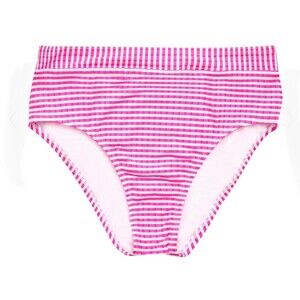 Freshwater Women’s High Waist Banded Swim Bottoms  Size XXL - Pink/White NEW!